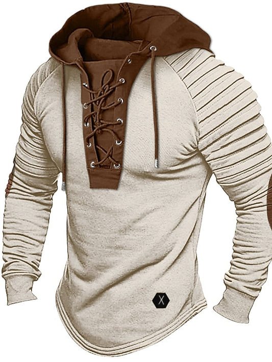 Sheina - Lace-up Detail Hoodie